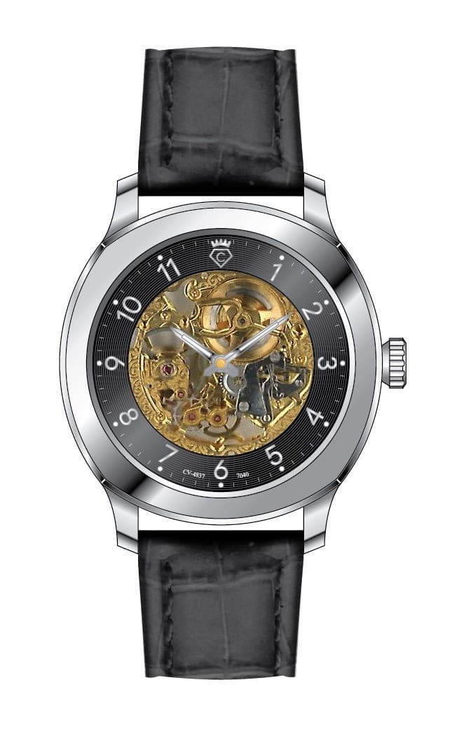 Cavadini Skeleton Handwind CV-4837-7040