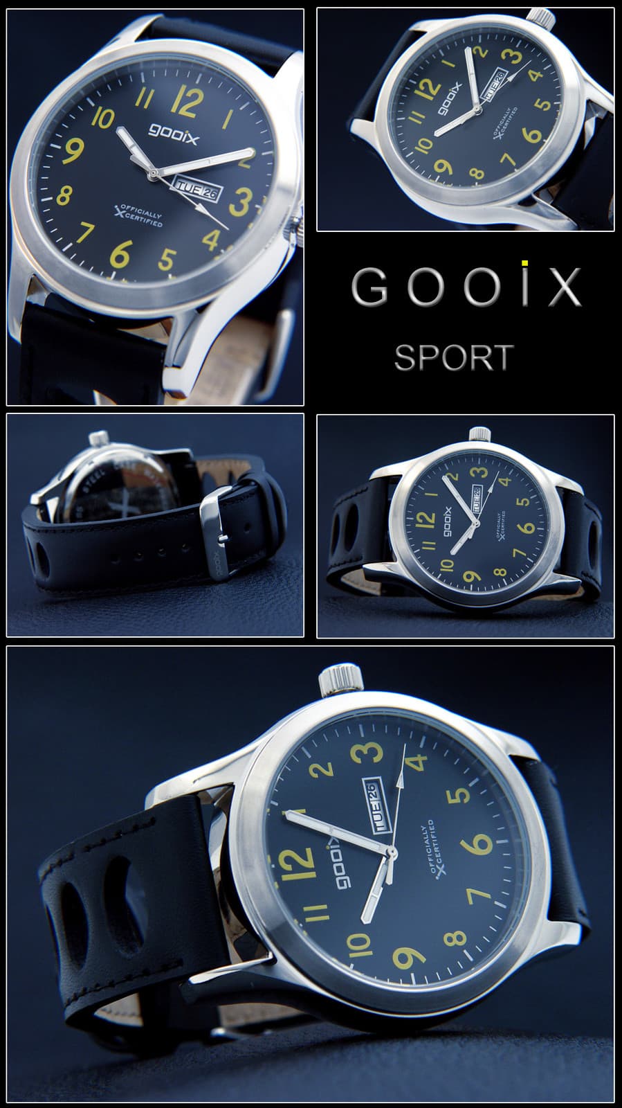 Gooix Pilot XXL Day-Date Yellow