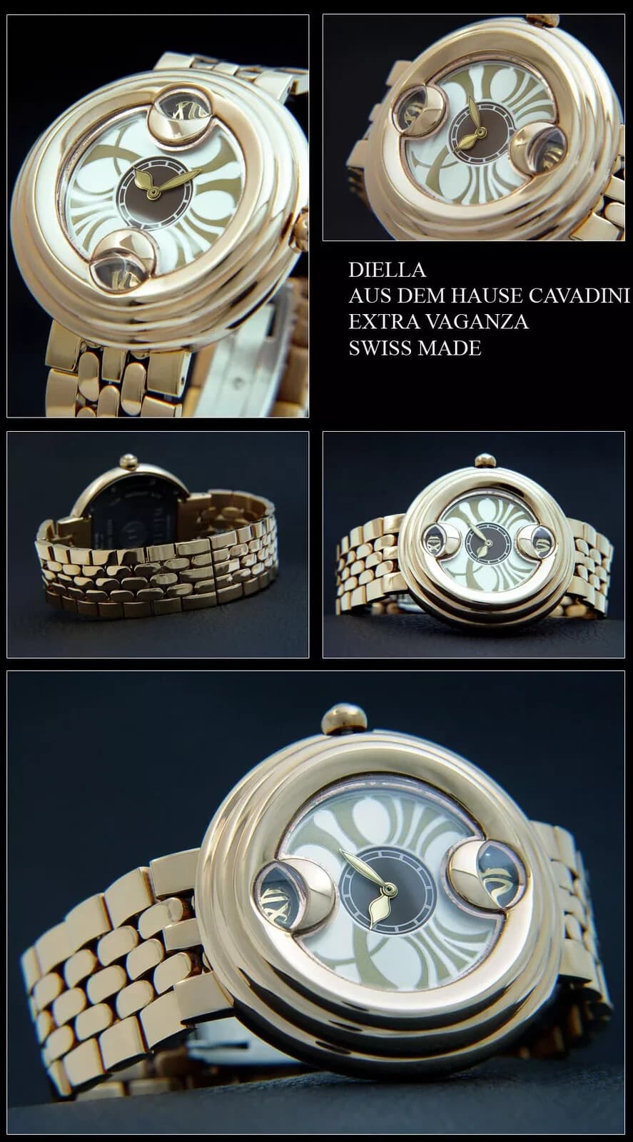 Cavadini Diella Rose Gold 45mm
